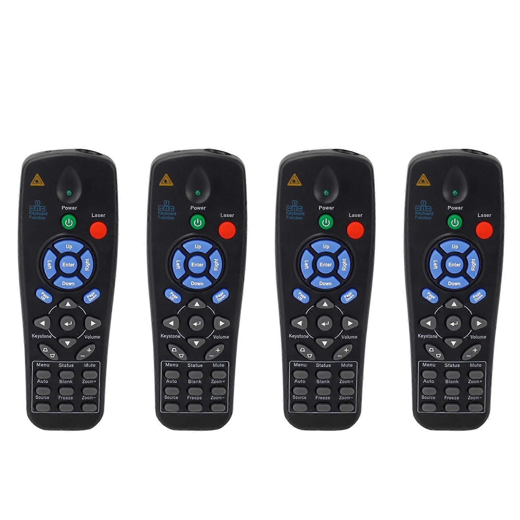 4X Replacement Remote Control Suitable for Vivitek Projector D-935 VX D825MS D825MX D5000V Remote Control