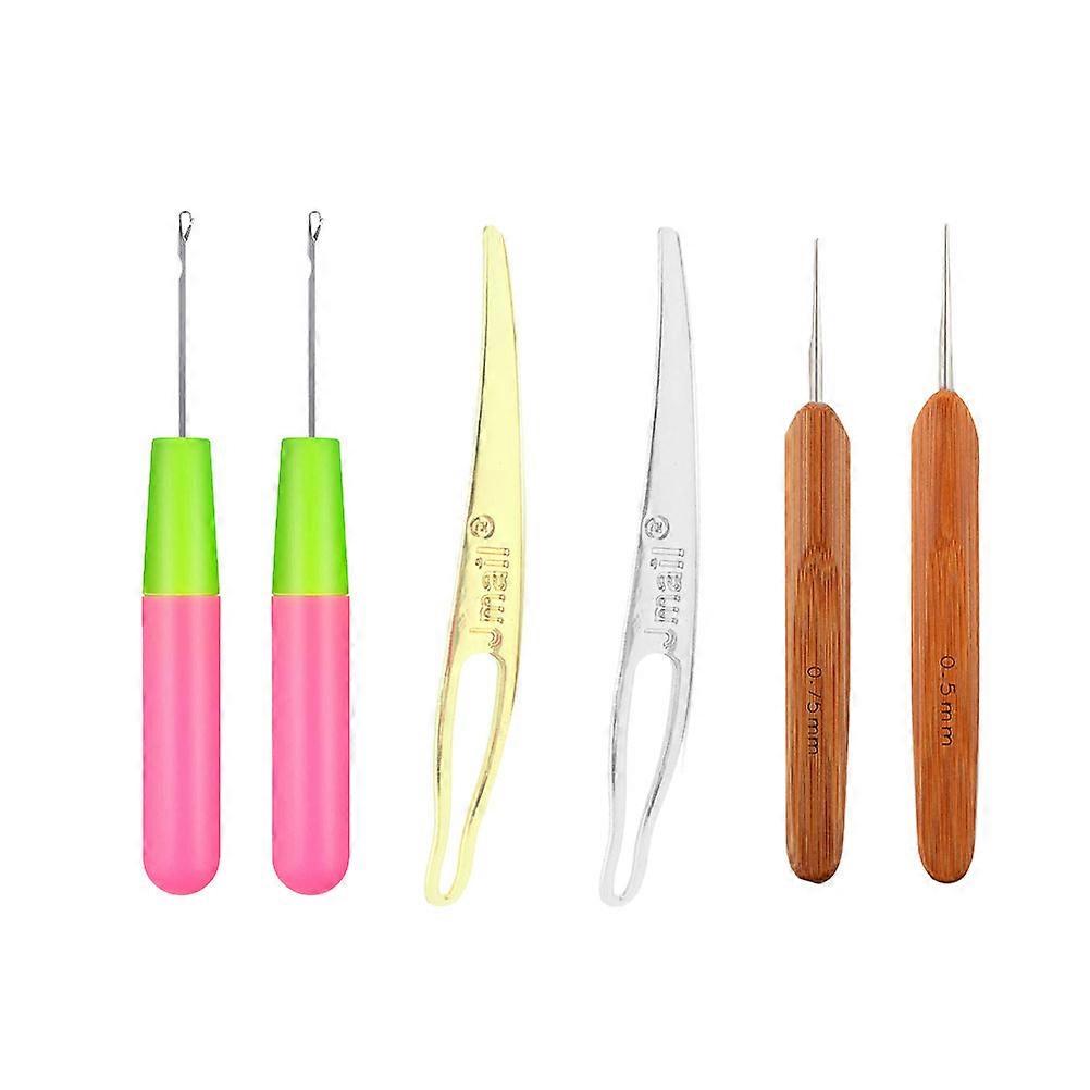 Dreadlocks Tool Set for Hair Decor with 1Set Knitting Crochet Needles