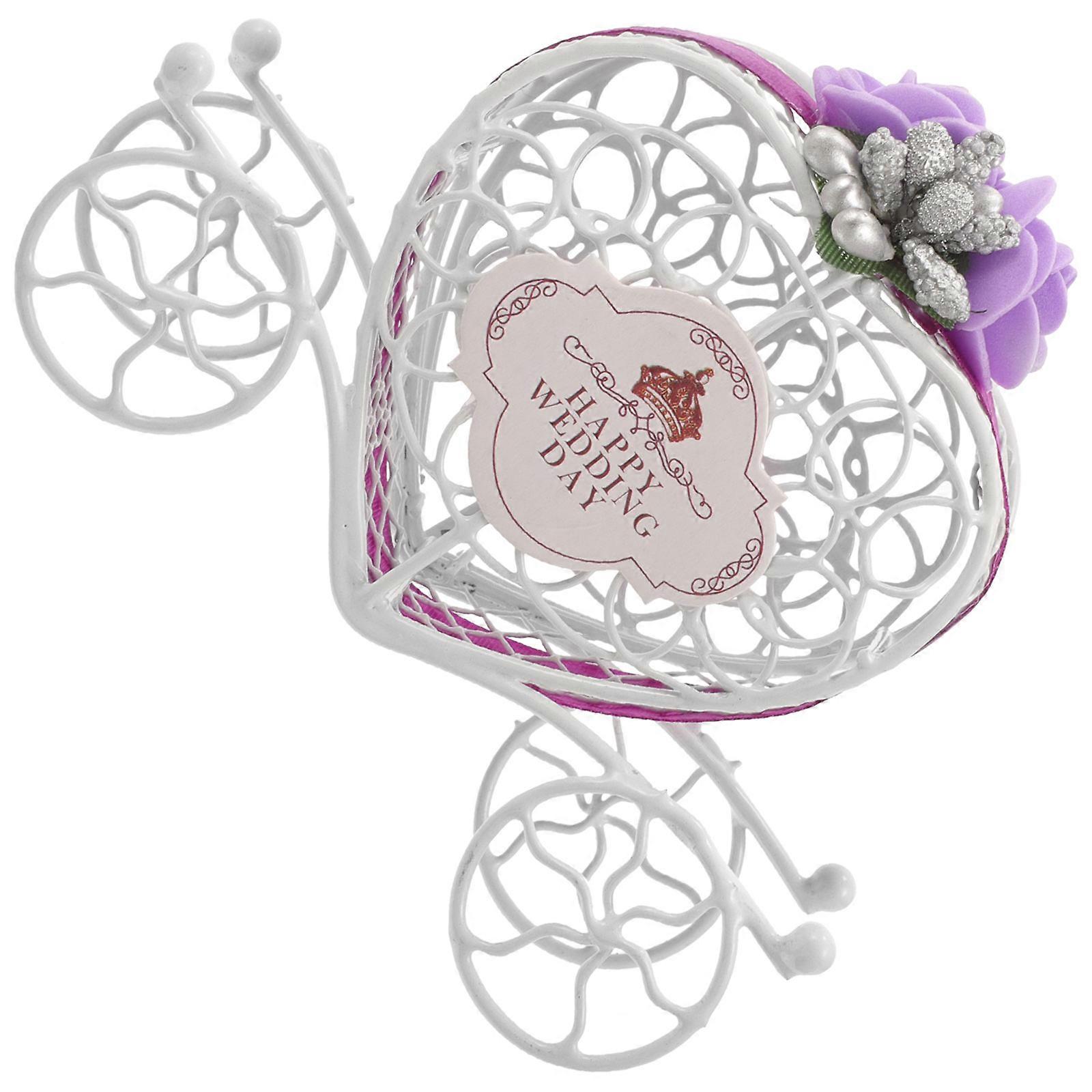 Wedding Candy Box Purple Creative Pumpkin Carriage Chocolate Gift