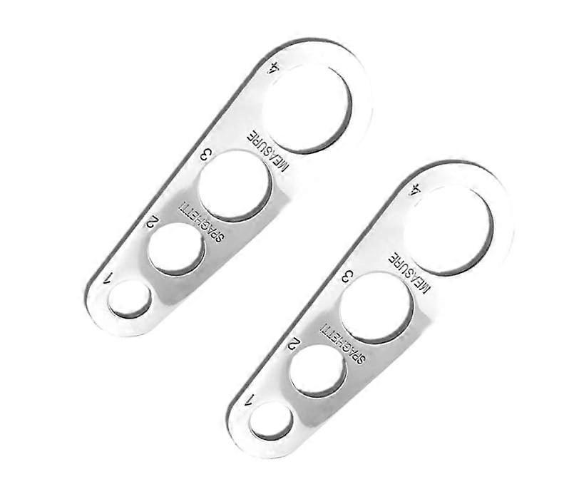 2 Pack Stainless Steel Pasta Measuring Tool with Adjustable Spaghetti Portion Control