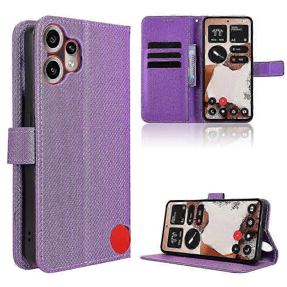 Diamond Texture Leather Phone Case 2025