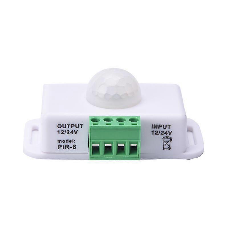 Automatic Dc 12-24V 8A Infrared Pir Motion Sensor Switch For Led Light Stylish