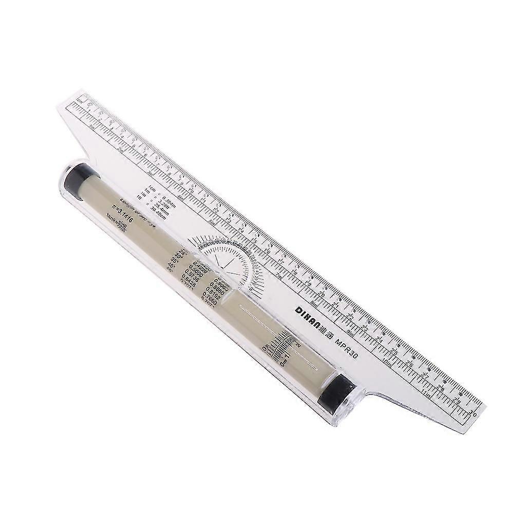 Rolling Parallel Ruler Foot Inch Metric Angle Rule Balancing Scale Multi-Purpose 26-27s