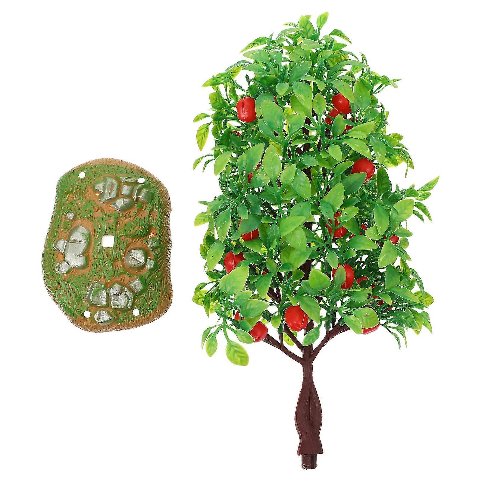 Simulation Fruit Tree Model for DIY Garden Decoration Plastic Toy