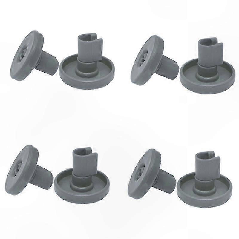 8-Pack Replacement Wheels for Dishwasher Baskets, Compatible with Multiple Models