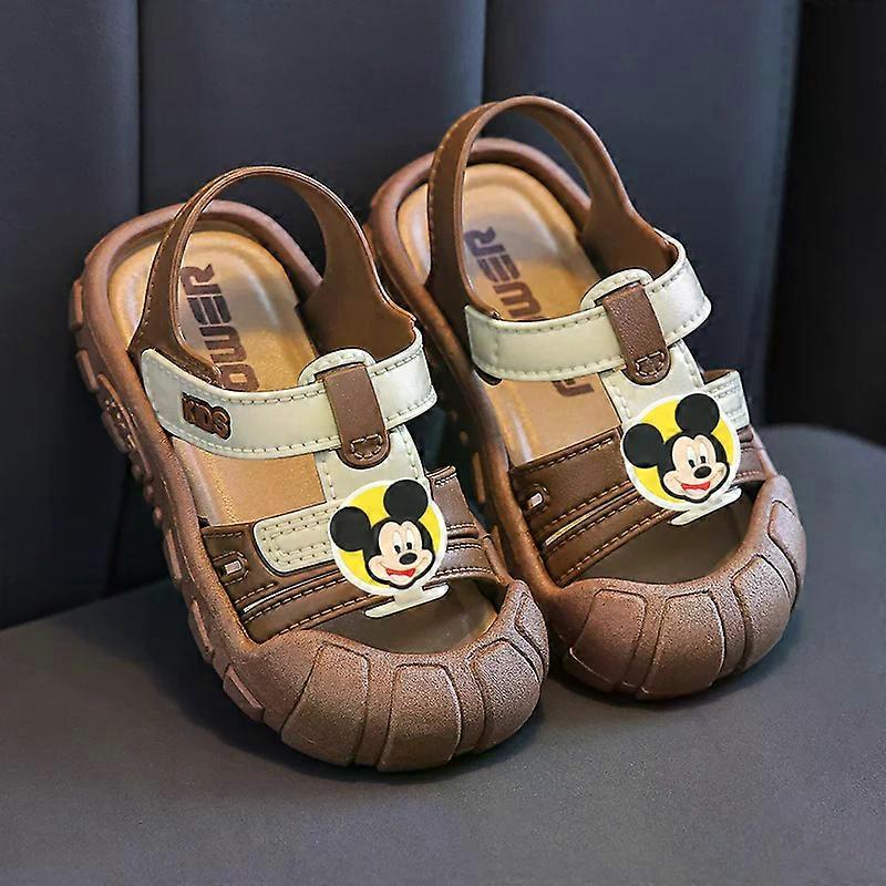 Disney Minnie Mouse cute slippers Cartoon Beach Shoes Summer New Children Sandals Mickey Mouse Casual shoes Baby Toddler Shoes