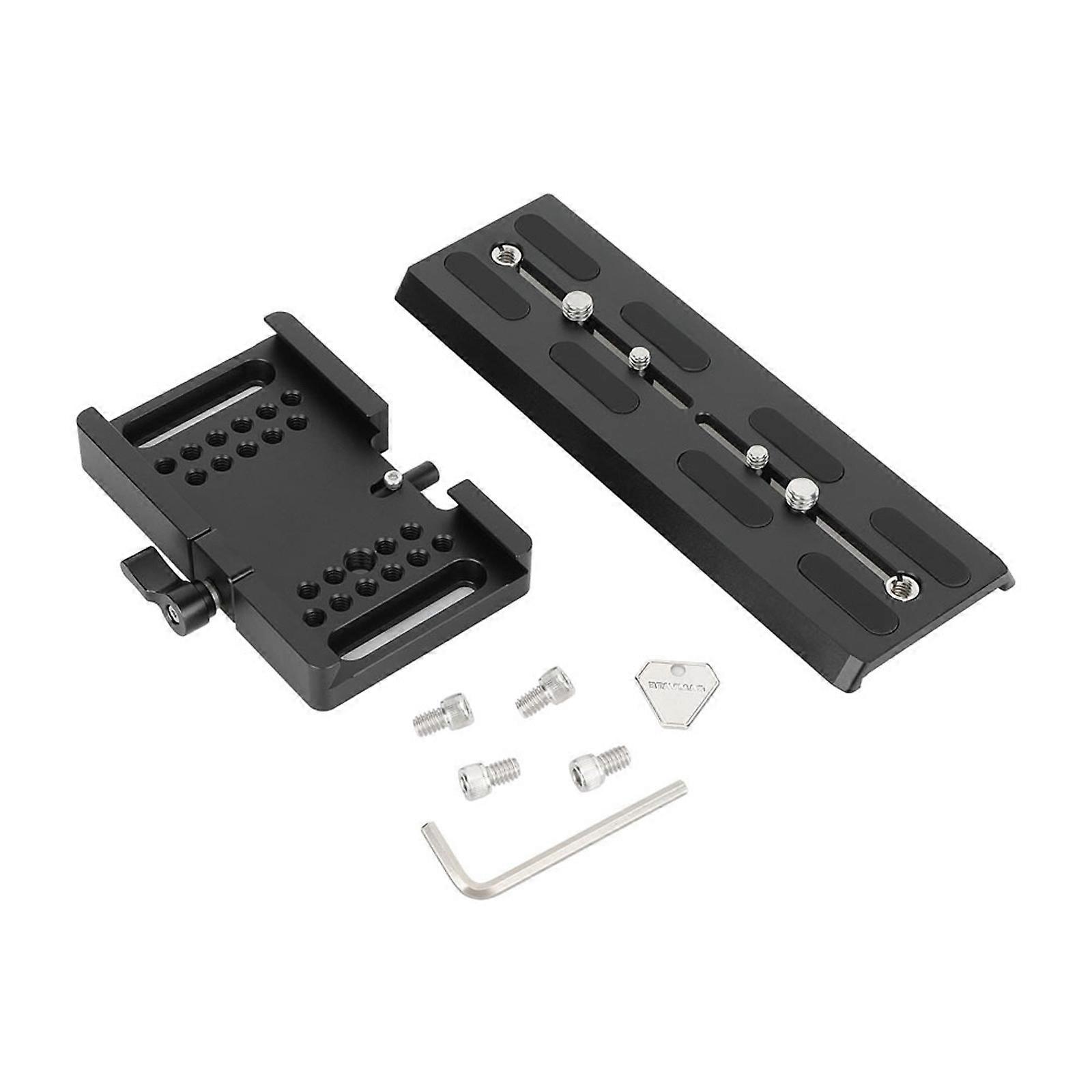 1 Set Professional Rapid Installation Camera Dovetail Plate With Integrated Base Support For Tripod Mounting Stability Multicolor