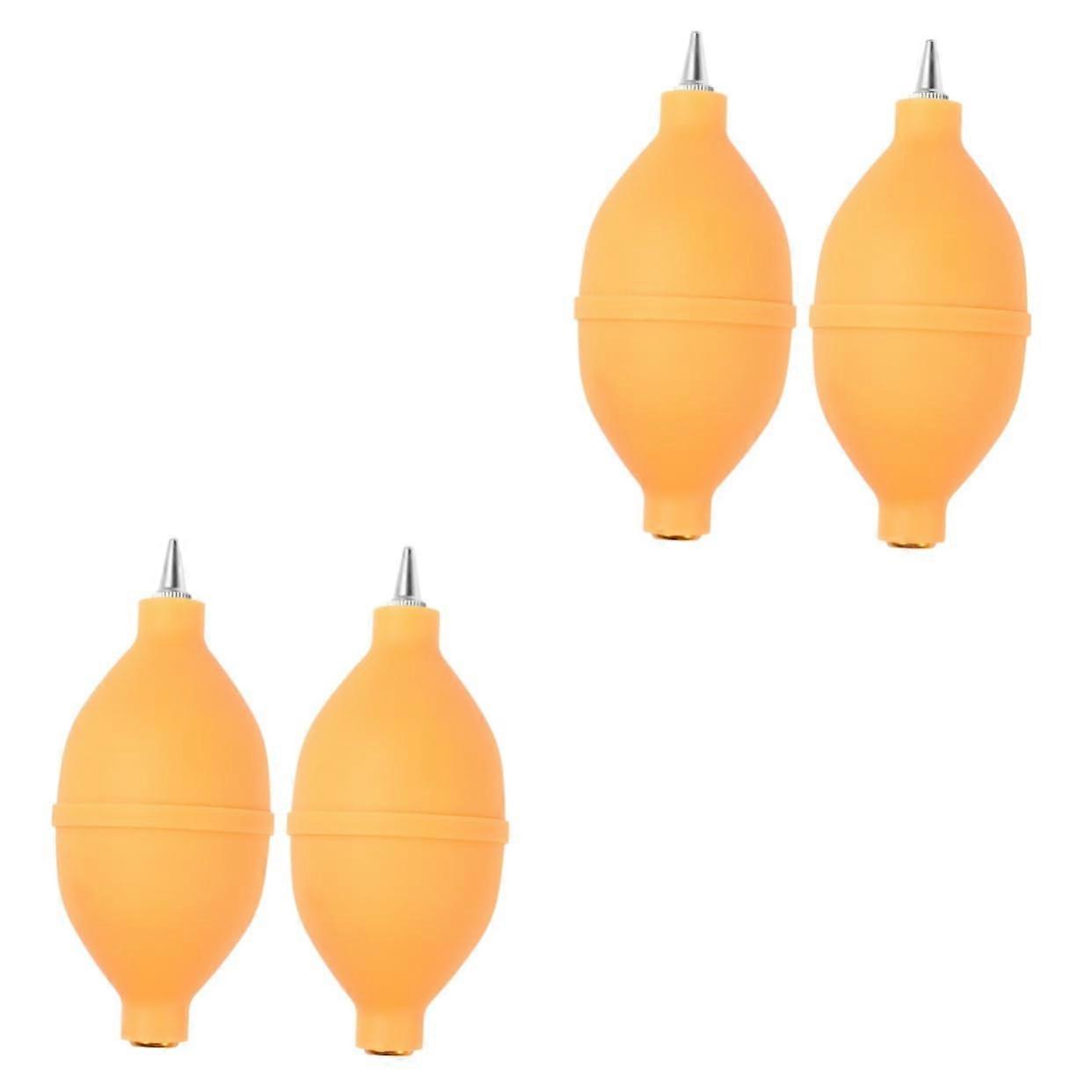 4pcs Silicone Camera Cleaning Air Blower with Easy Grip for Fast Dust Removal on Electronics
