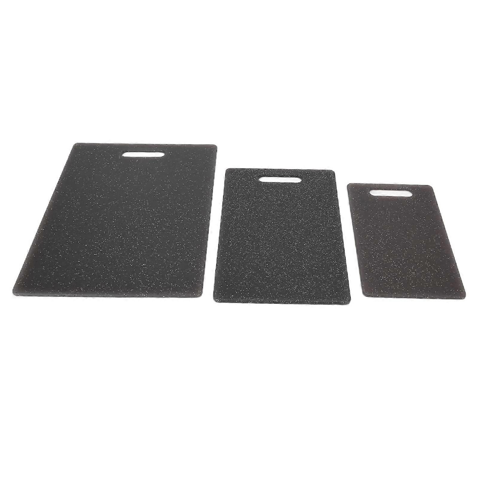 3Pcs Imitation Marble Cutting Board Set, DoubleSided Plastic Chopping Boards, Dishwasher Safe