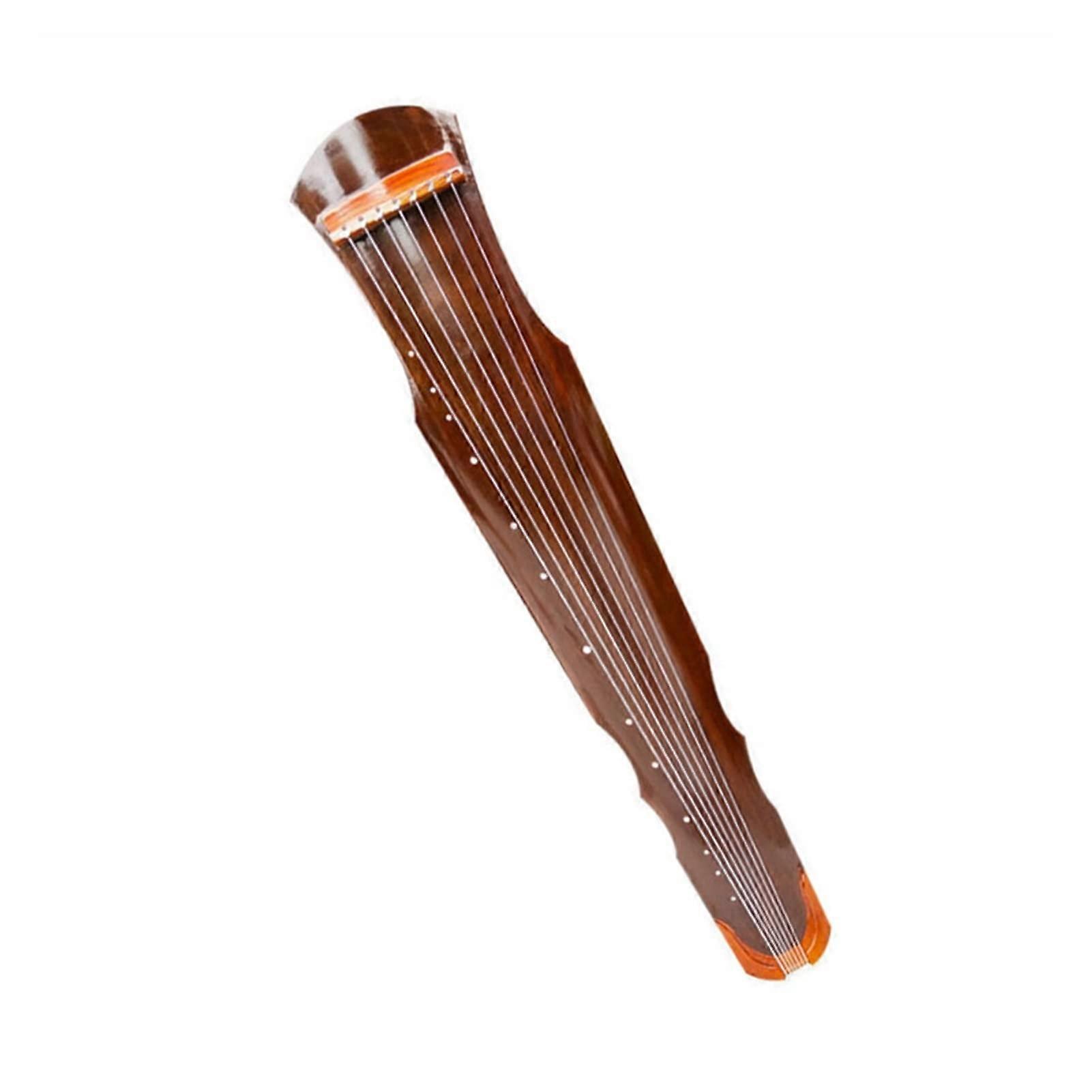 Fuxi Guqin 7String Chinese Zither with Clear Responsive Sound and Elegant Bamboo Pattern