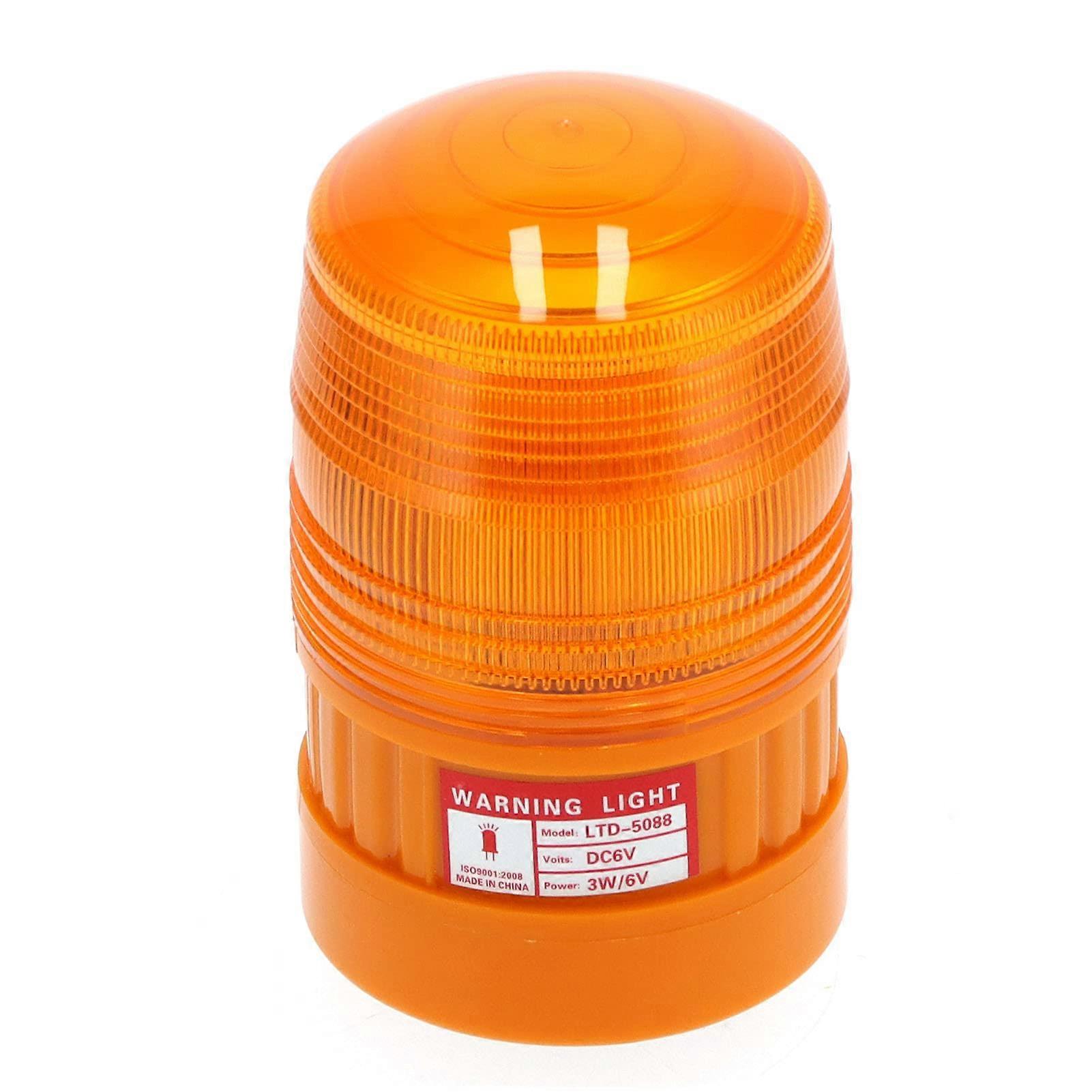 LED Warning Light with Powerful Magnetic Base, Battery Powered Emergency Strobe Light for Road Safety
