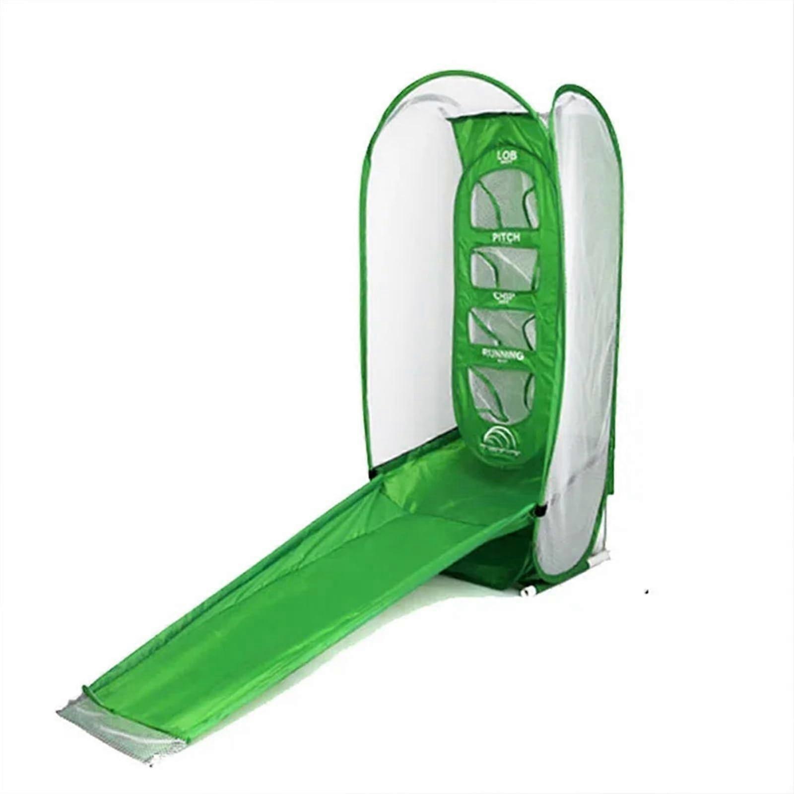 Golf Practice Net with MultiTarget Design for Indoor Outdoor Swing Training and Backyard Hitting Cage Green