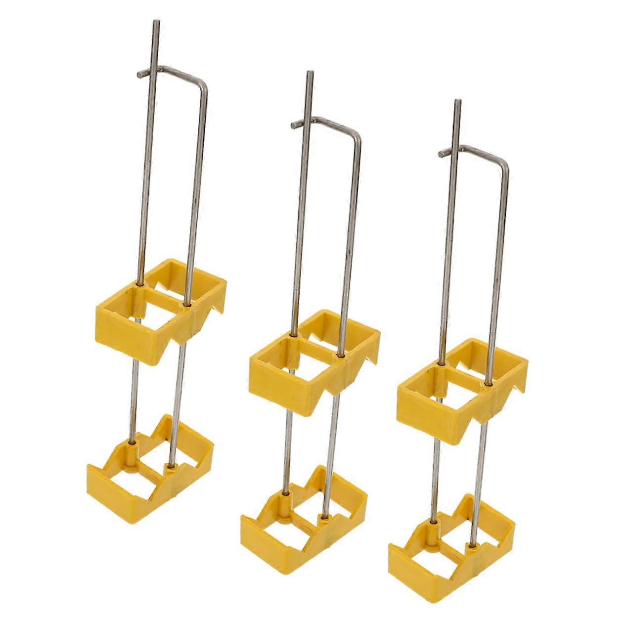 3pcs Lens Tinting Holder Rack for Eyeglasses, Adjustable Secure Clamp, Durable PP Material