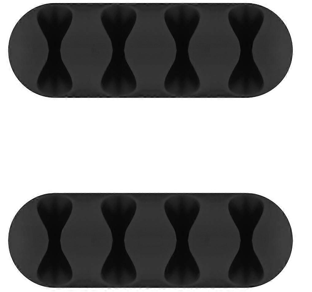 2 pièces noires, adhésif 3M.