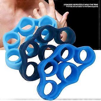 Silikon fingertrener, giftfri 3 stk. fingertrener myk fremmer blod