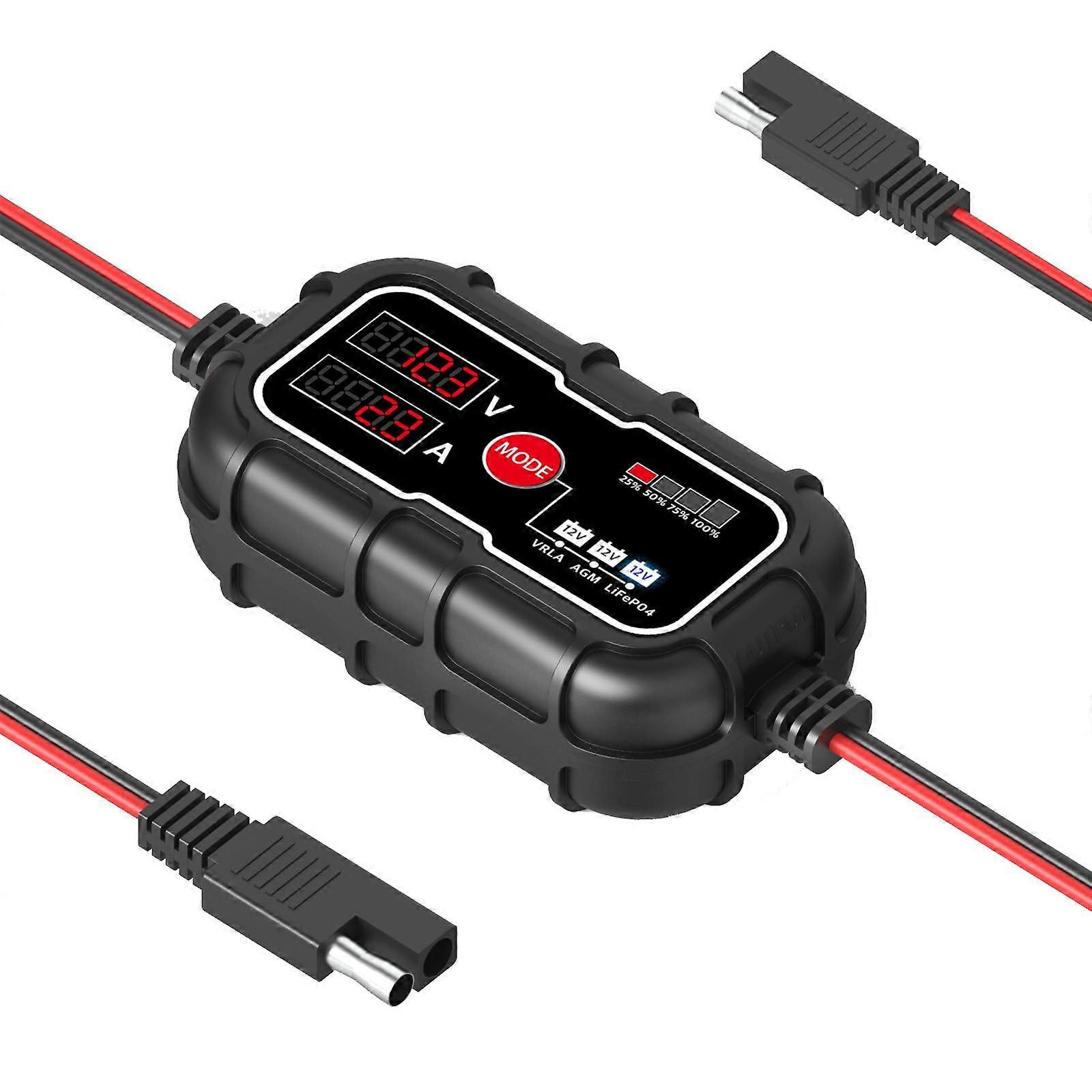 10A MPPT Solar Charge Controller 12V Panel Regulator with LCD for Marine RV OffGrid Battery