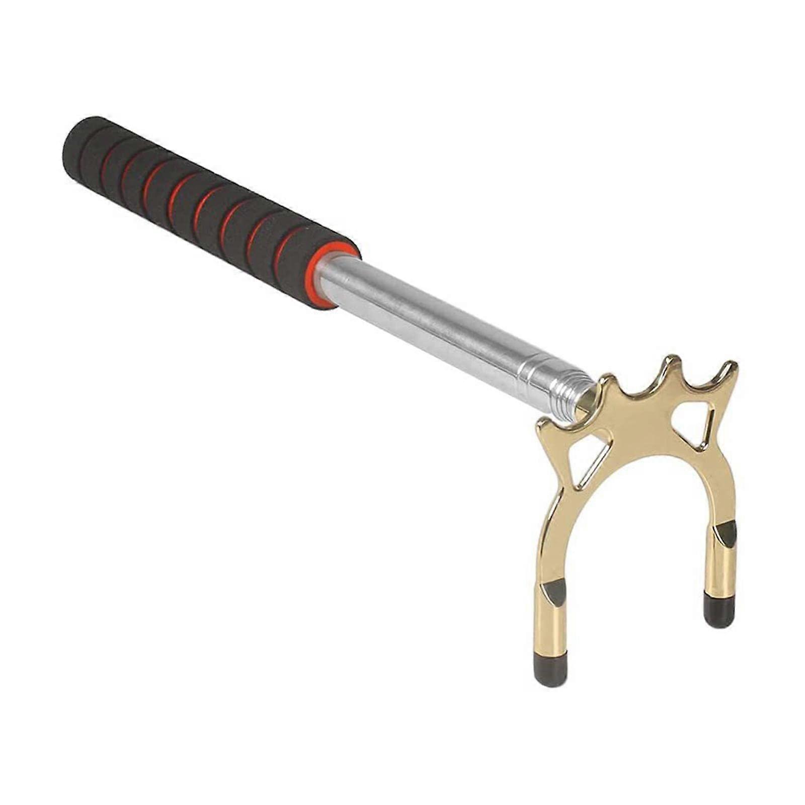 Retractable Billiards Bridge Stick with Adjustable Length and Detachable Head for Pool Cue