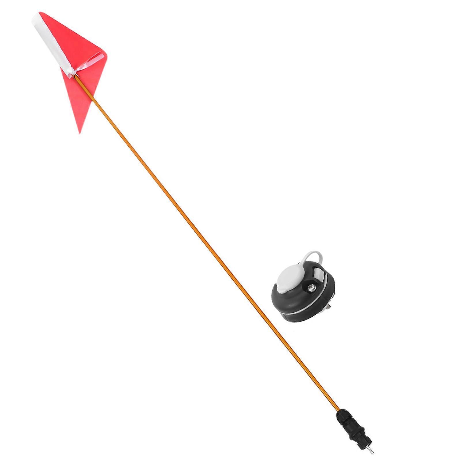 Warning Boat Flag Folding Safety Flag for Kayak Professional 3Sets Pack