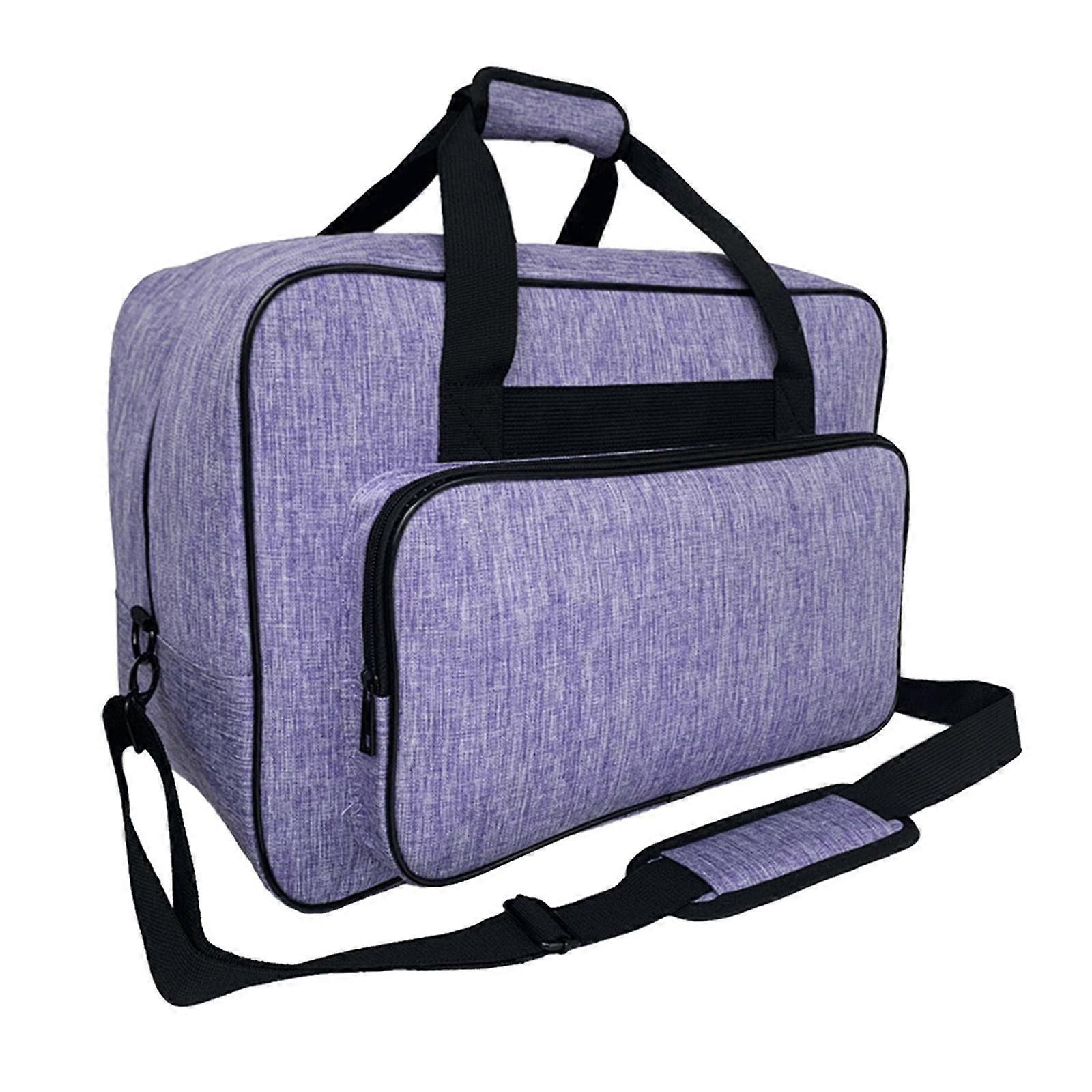 Padded Sewing Machine Carrying Case with MultiPocket Organizer and Adjustable Shoulder Strap for Travel