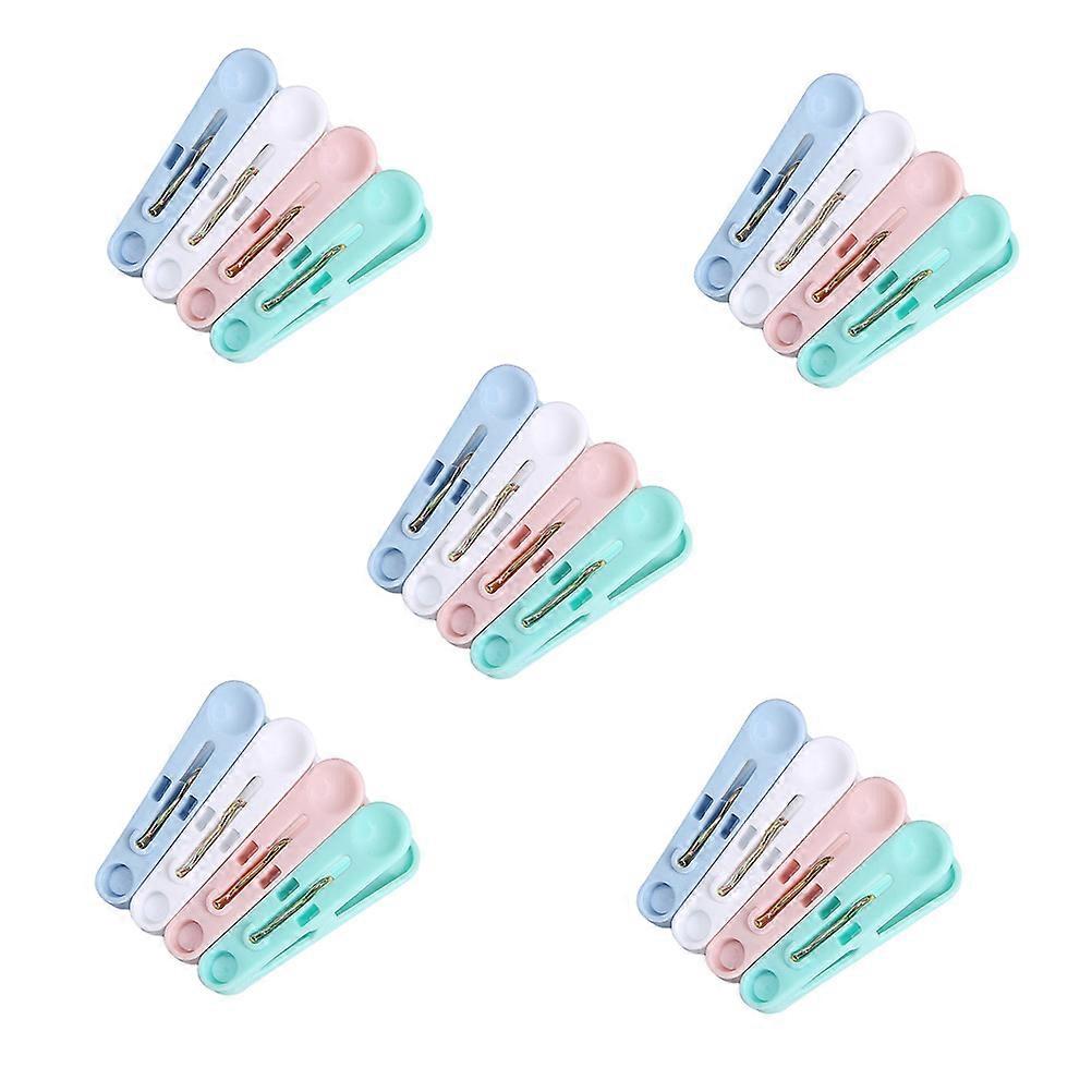 Plastic Clothespin Windproof Clothes Clips for Home Use 100Pcs