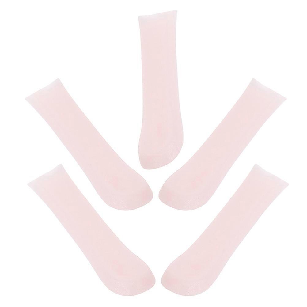 5Pcs Silicone Ear Spoon Replacement Tips for Gentle Ear Wax Removal Pink