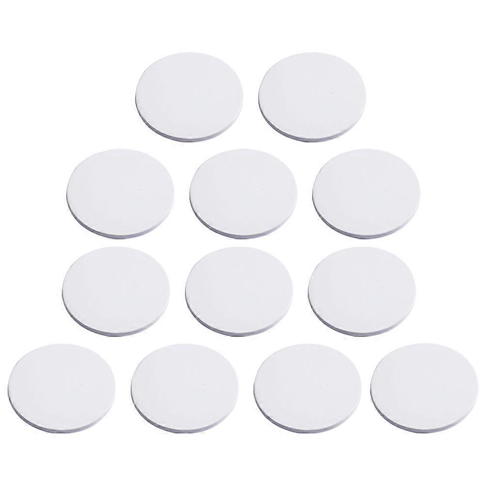 Ceramic Coasters For Sublimation Round Shape Water Absorption Daily Life 12Pcs