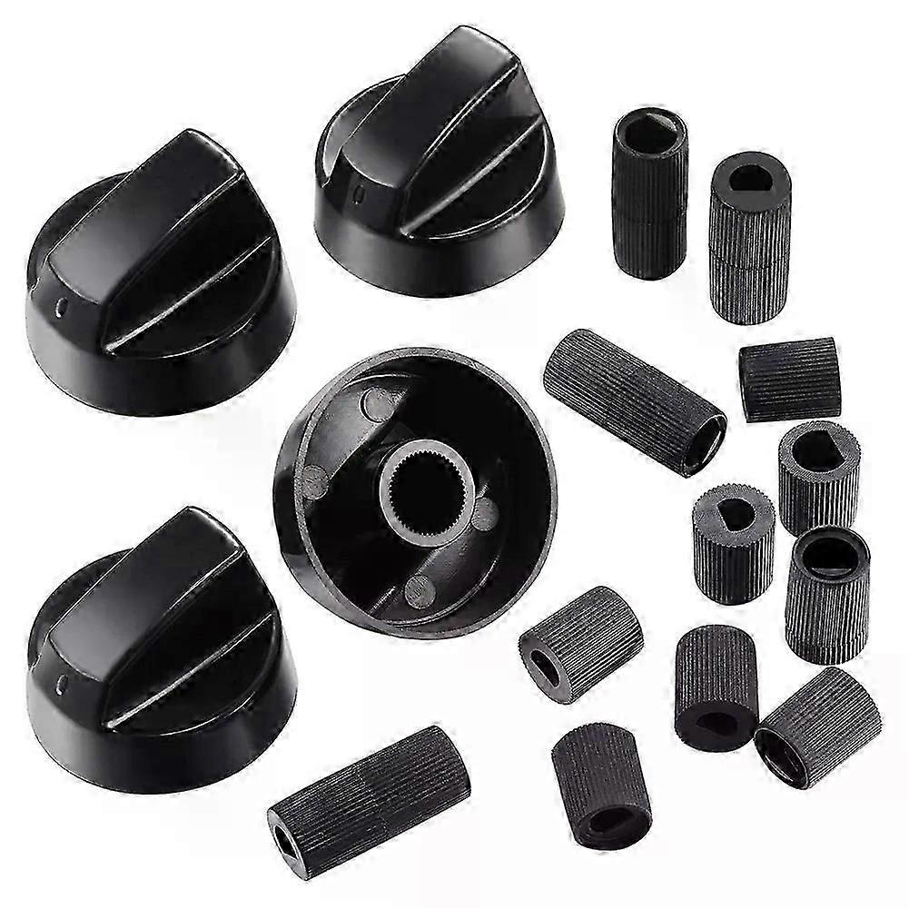 Control Knobs With Adapters Versatile Control Knobs Set Knobs & 12 PCS Adapters For Stoves & Ovens Control Knob