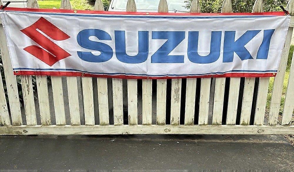 Suzuki Racing Red White Blue Flag HF0704