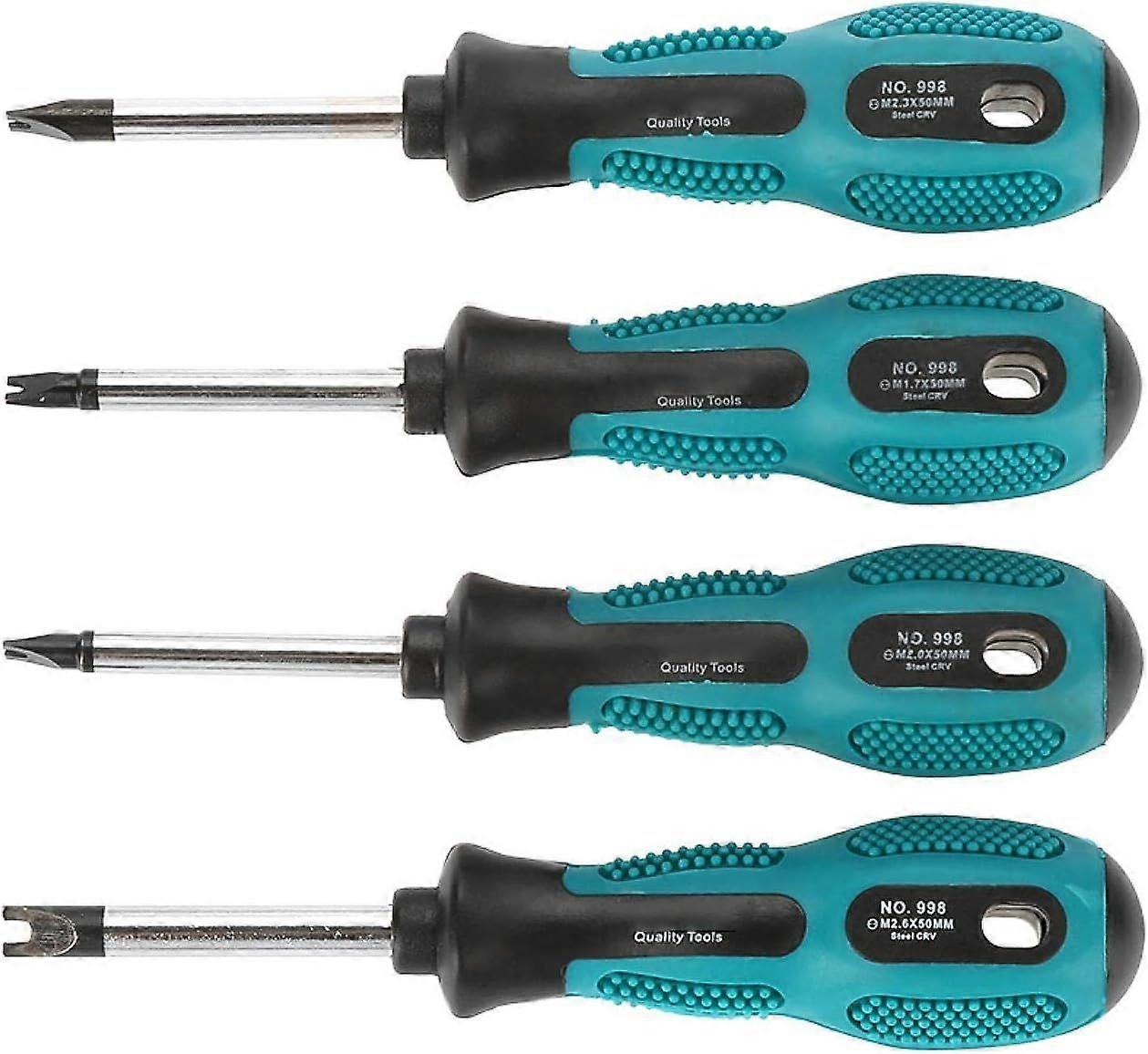 Screwdriver Set, U Fork Type Screwdriver 4pcs/set U-fork Screwdriver Magnetic Sc