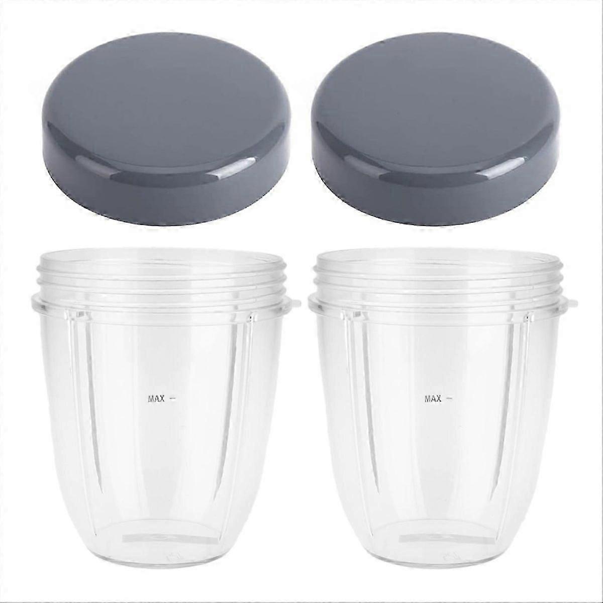 2 Pack Replacement for 18oz Cup with Flat Lid
