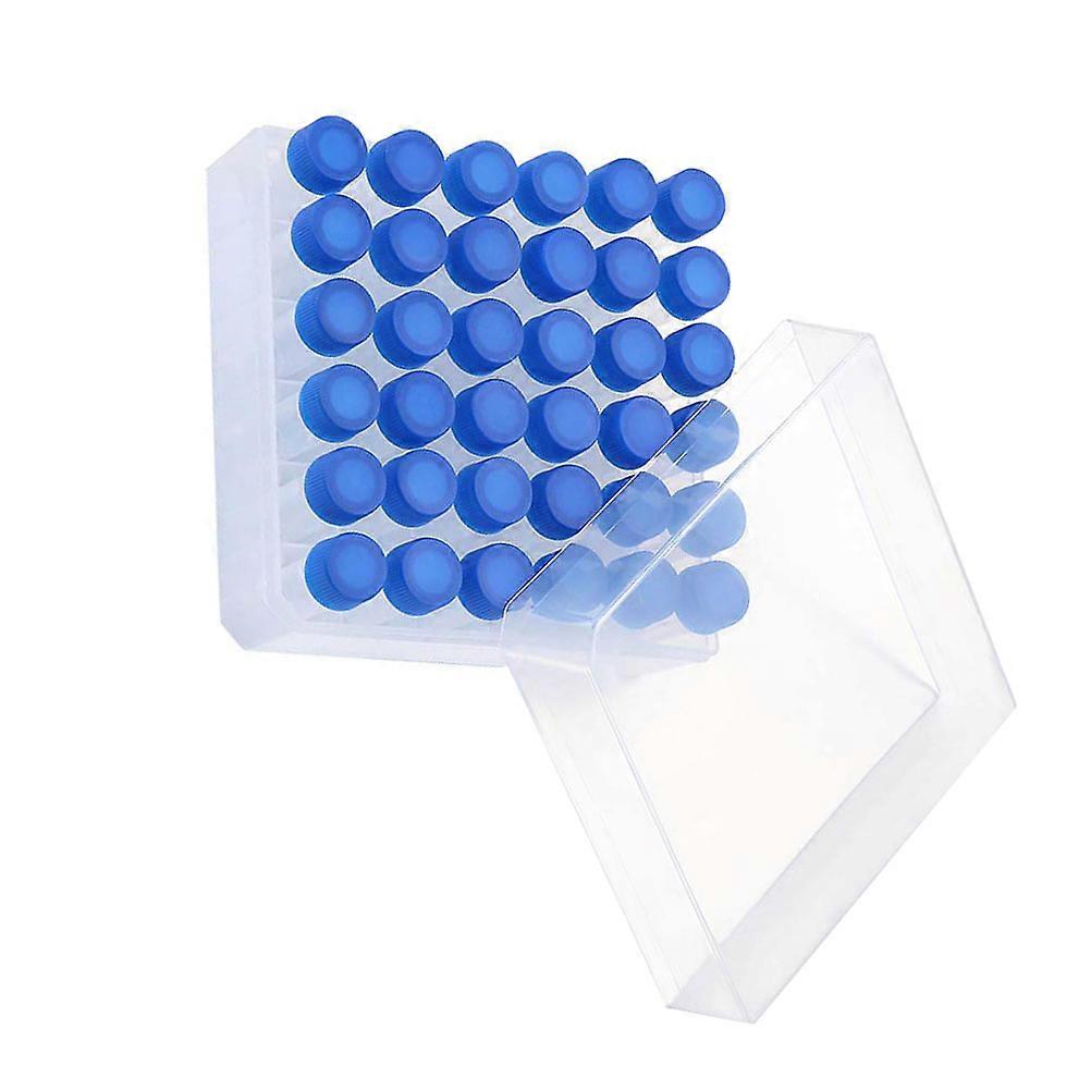 5ml Small Freezing Tubes Plastic Vials Sample Tubes with Screw Lid Box
