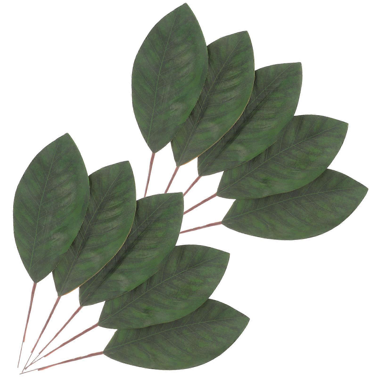 Greenery Decor Simulated Leaf Accessory for Wedding Use 10Pcs Set
