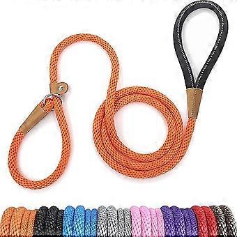 Lot de 2 laisses coulissantes pour chien de 1,5 m (5 pi) - Laisses tressées robustes et résistantes pour l'entraînement des chiens, anti-traction, pour chiens de taille moyenne, grande et petite.