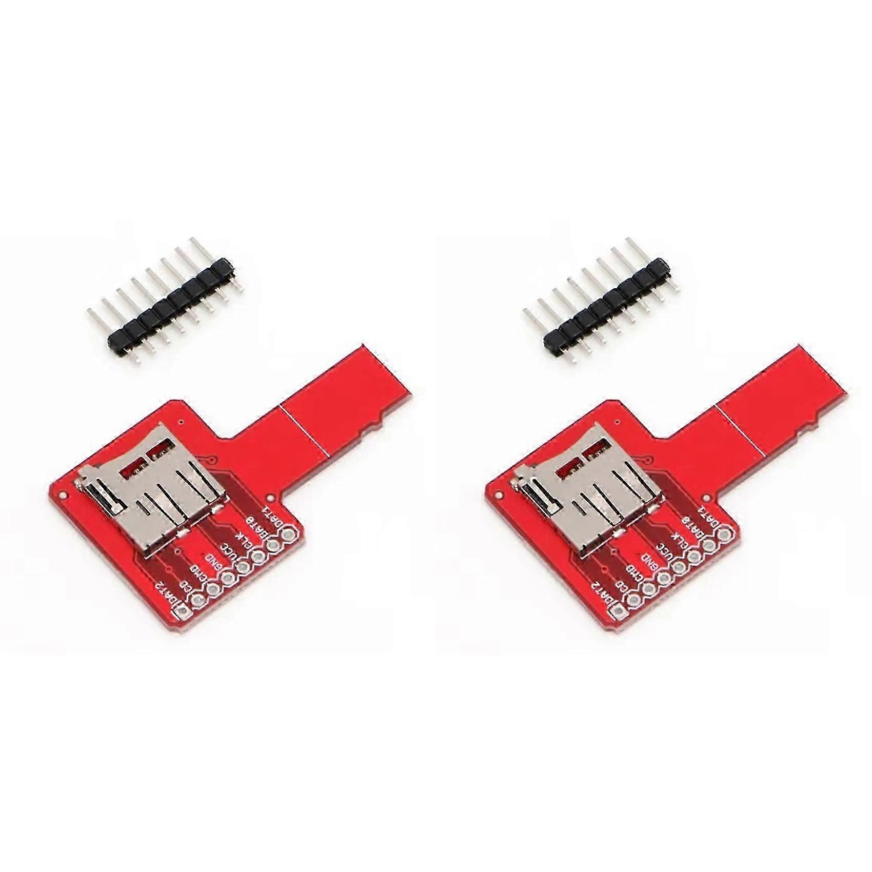 2X Micro-SD Sniffer Compatible with TF Card Adapter Plate Universal