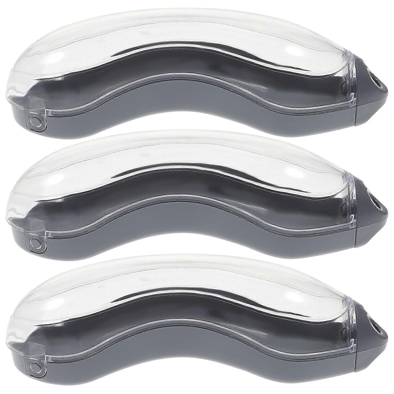 Plastic Swim Eyewear Cases Storage Boxes for Organizing 3Pcs Set