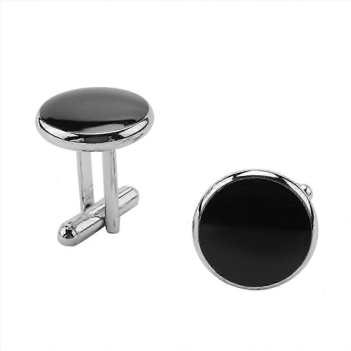 Shirt Cufflinks and Studs Set: 2 Cufflinks & 6 Studs