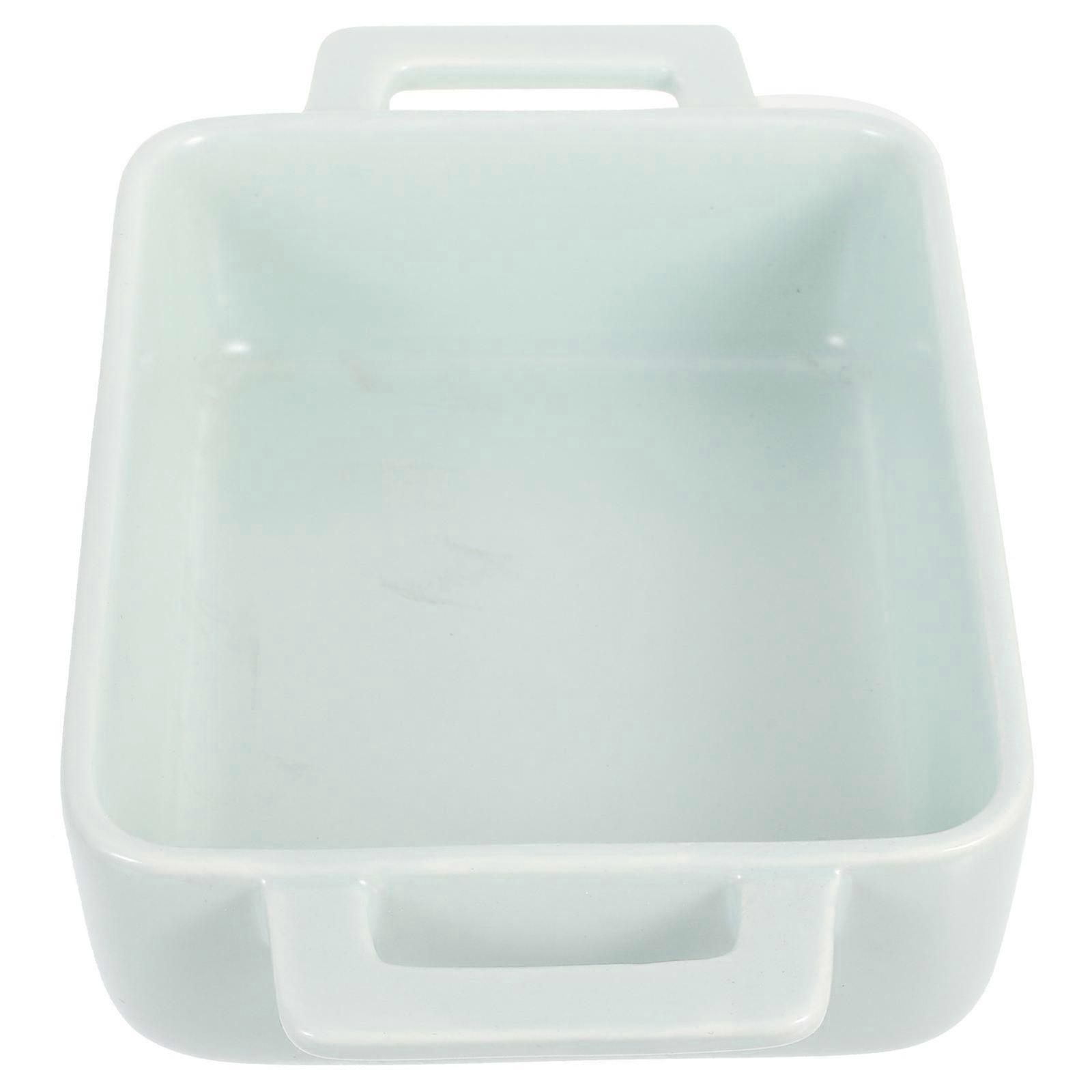 Practical Cake Tray Ceramic Baking Pan 1Pcs for Kitchen Use