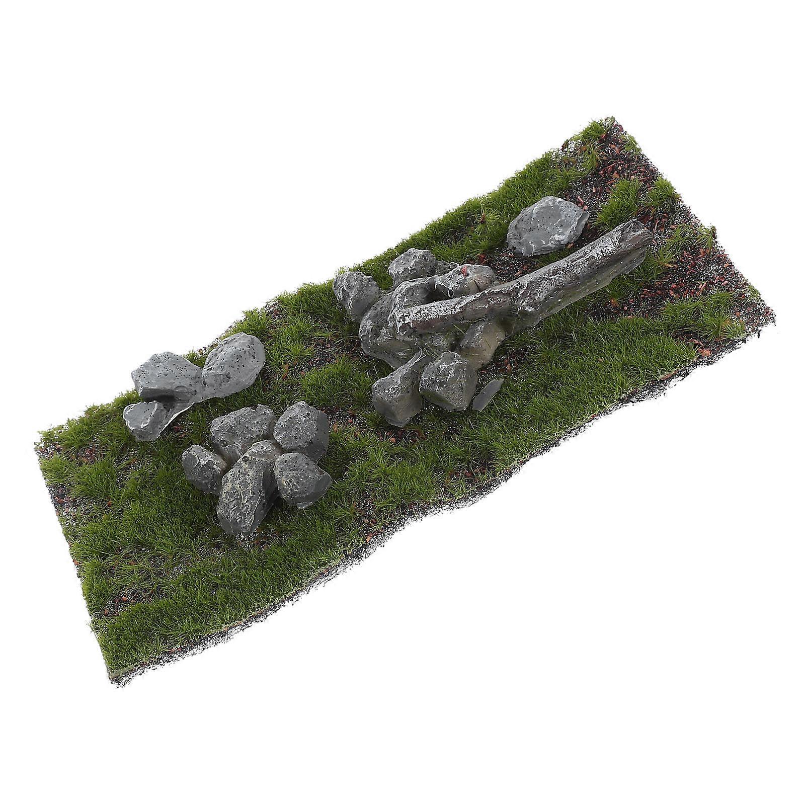 Artificial Turf Sand Table Lawn Model for Decor Multi Color Nylon