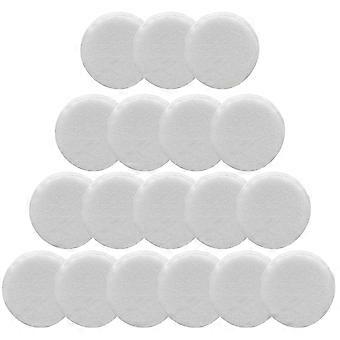 Manicure Sandpaper Disc Pad White with Polishing Function 50Pcs