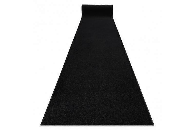 Runner KARMEL Düzlük, tek renkli siyah 80 cm