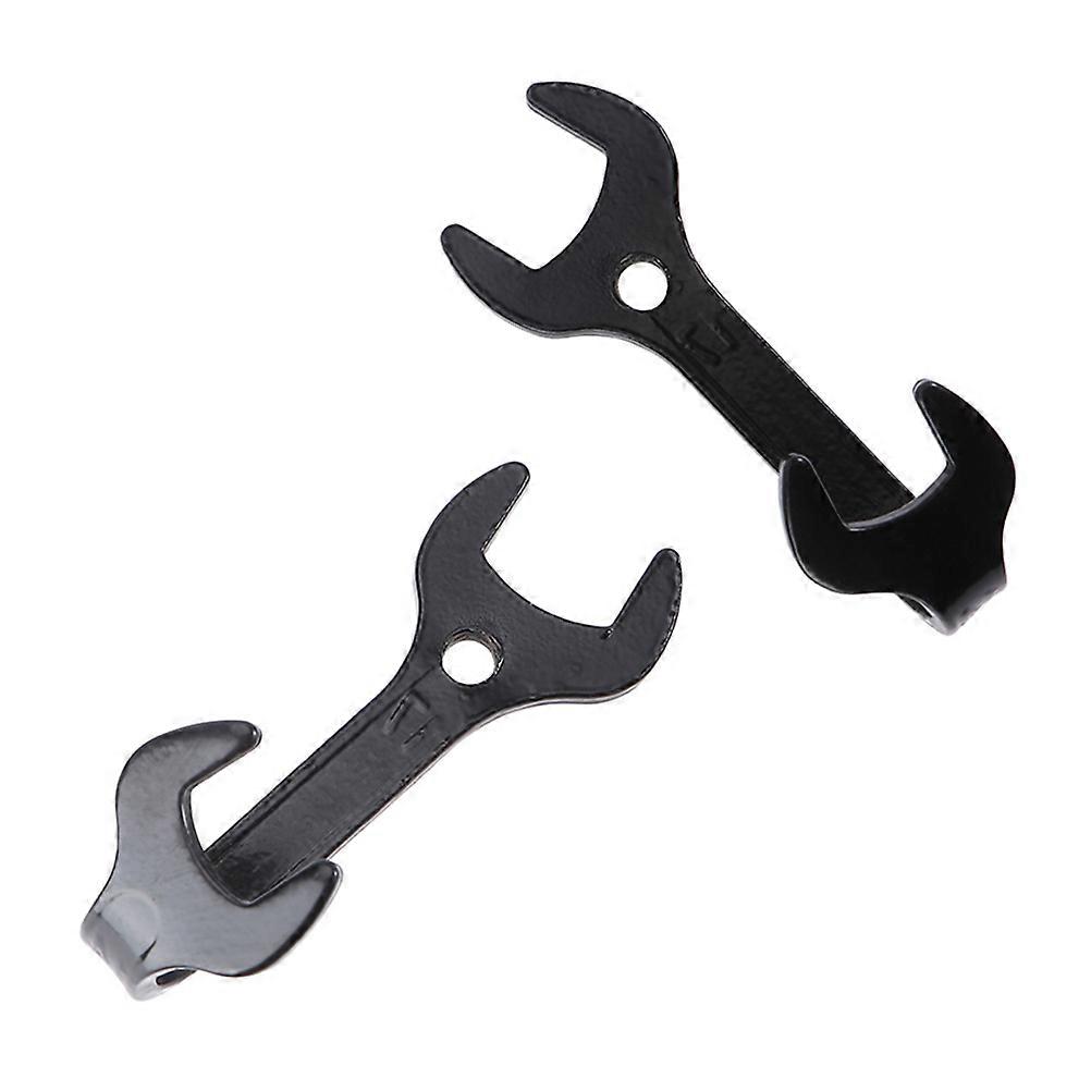 2Pcs Multi-function Hooks Wall-mounted Hanger Wrench Design Iron Hooks