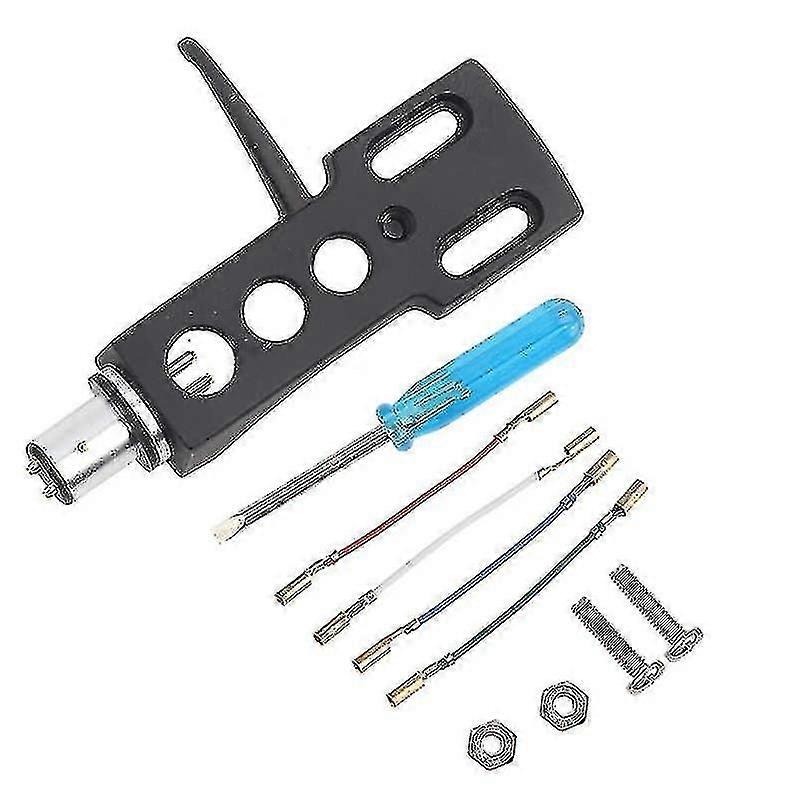 Universal Lp Turntable Phono Headshell Mount Replacement With Lead Wires Suitable For Various Phono Turntable Phono Headshell