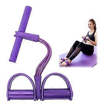 Abdominal Trainer, SitUp Equipment, Bodybuilding Expander, 3 Tubes, Elastic Pull Rope, Fitness Equipment