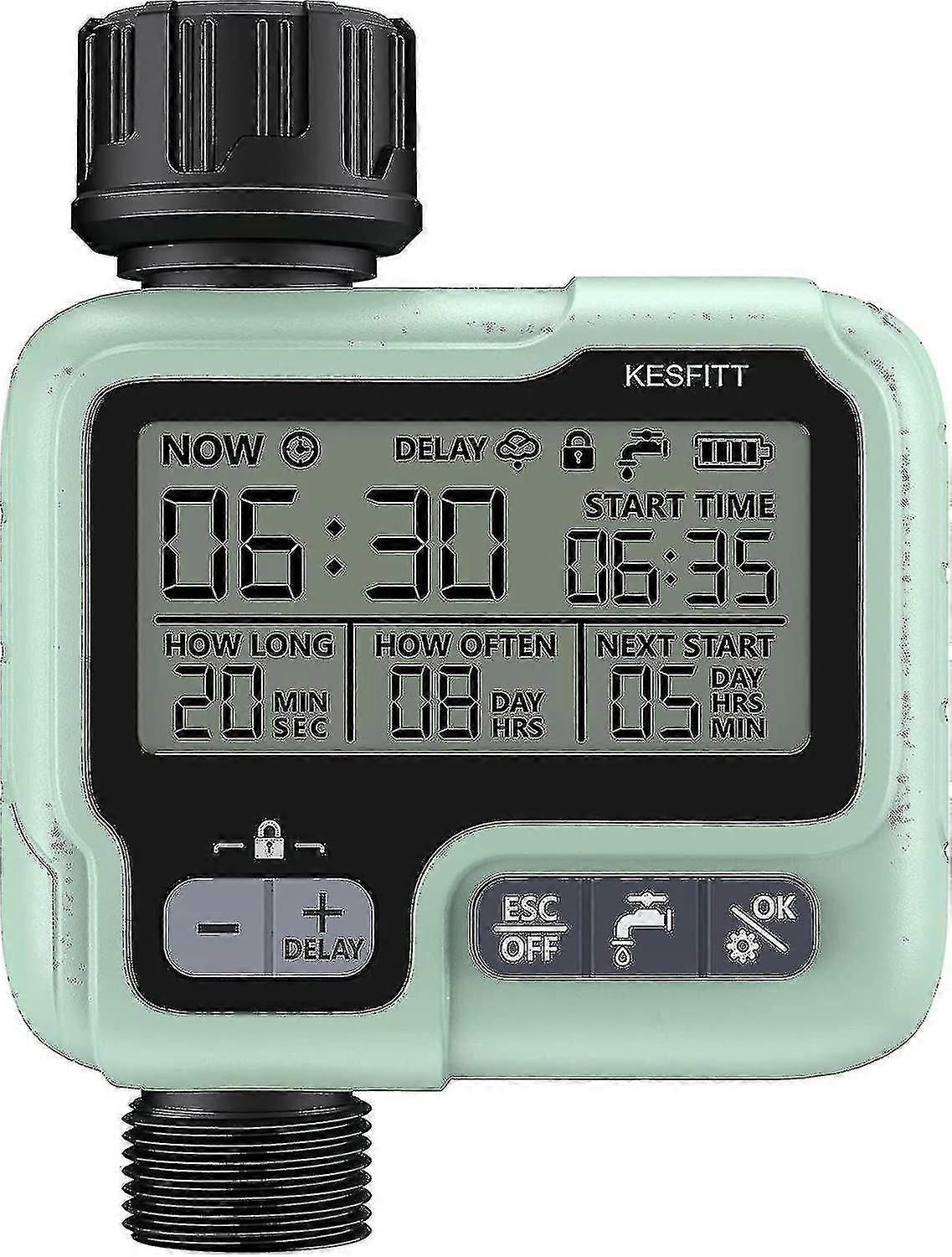 Garden Sprinkler Timer,water Timer Programmable Outdoor Hose Timer With Rain Delay/auto/manual 3 Mod