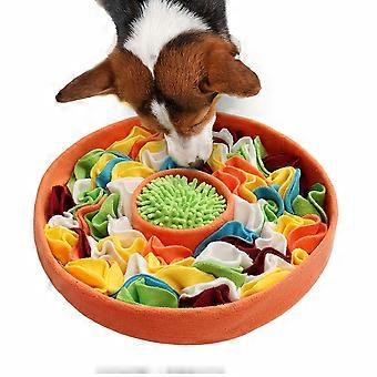 Interactive Felt Sniffing Pad, Dog Nose Work Training Mat, Colorful Decompression Toy for Boredom Relief