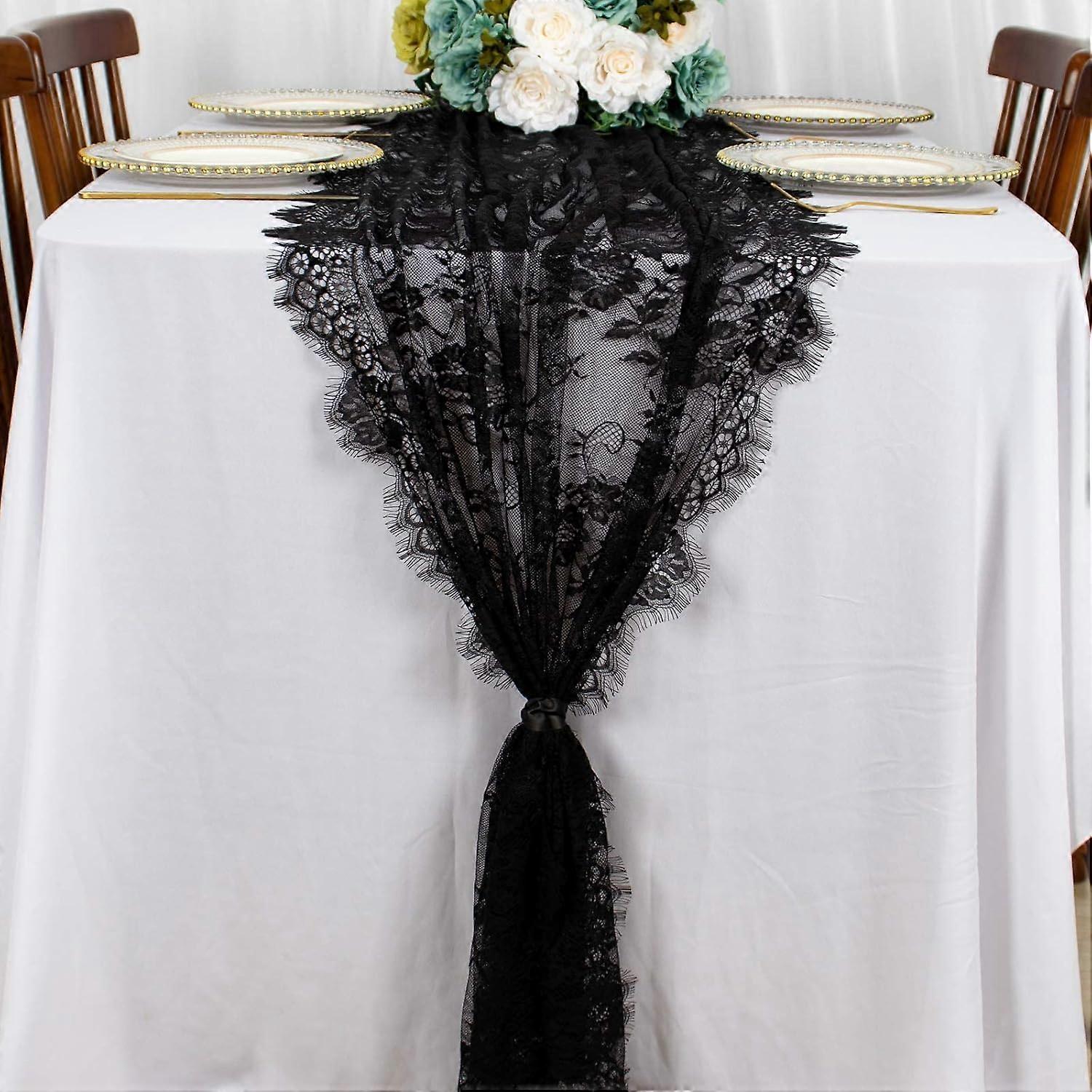 Lace Table Runner, Wedding Table Runner, Vintage Table Decoration with