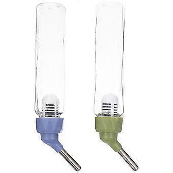 Pets Water Dispenser Transparent Automatic Water Feeder Hamster 2Pcs Plastic