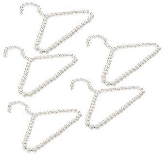 Pearl Pet Hangers Clothes Hanger for Dog Apparel 5Pcs Small Set