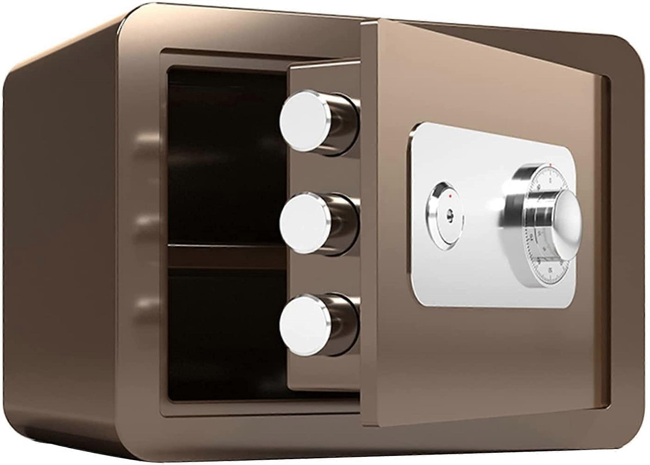 Small Fireproof and Waterproof Safe Box for Home Use, Durable Steel AntiTheft Design for Documents