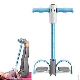 Pedal Puller, Pedal Resistance Band, Intelligent Seat Exercise Device mit 6 Schläuchen, Fitnessgerät mit Pull Rope und Traction Trainer, EBand blau